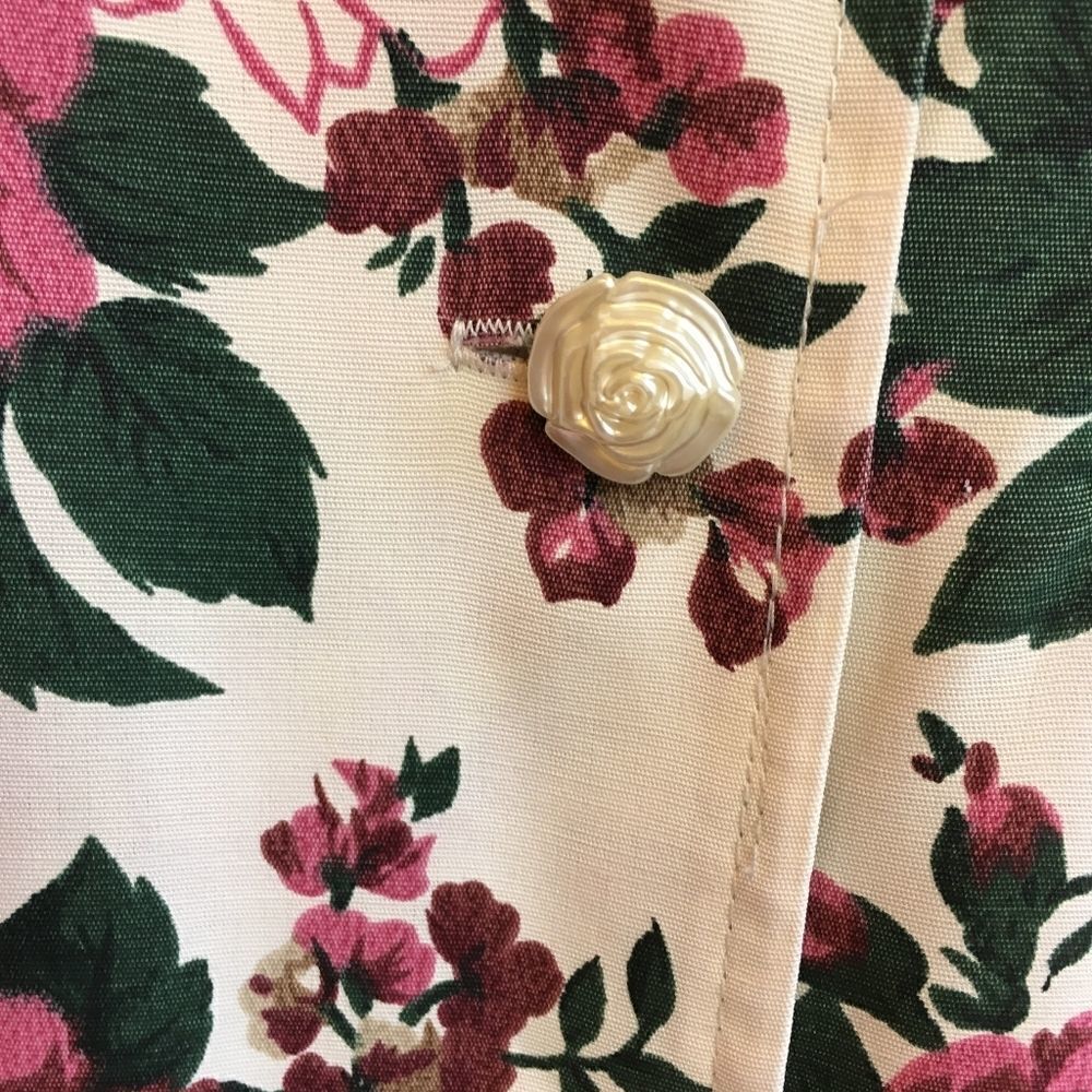 VINTAGE ATJ II FLORAL MIDI DRESS - Picture 6 of 13